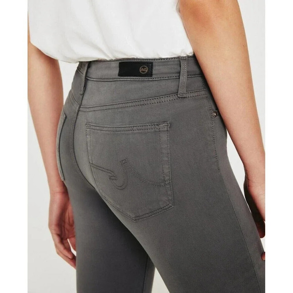AG Adriana Goldschmied Gray Prima Mid-Rise Skinny Jean Womens 27R Cigarette Pant - Picture 5 of 16